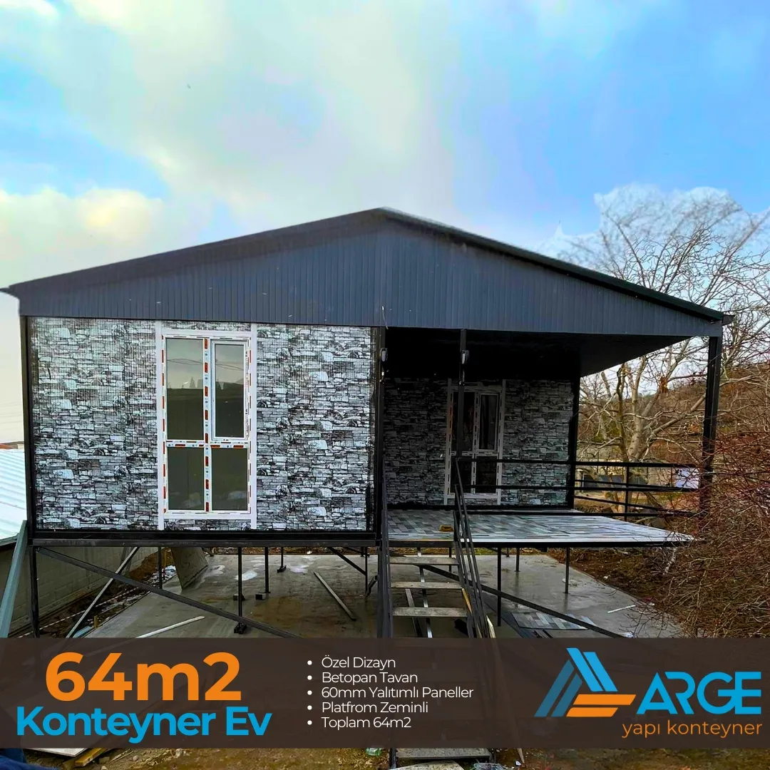 64m2 Konteyner Ev Ankara